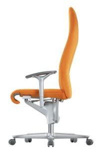 Grammer Office Galileo Chair in Orange Upholstery