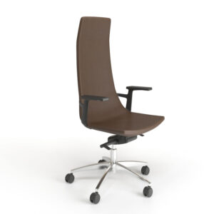 high back northcape boardroom chair with armrests and knee tilt recline