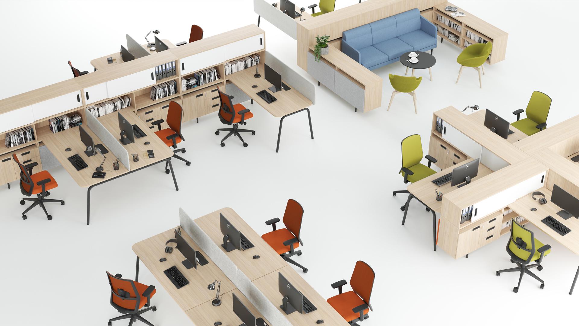 Office Furniture - Modular Desking & Storage System