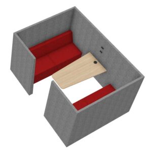 Jazz Silent Space acoustic meeting box with seating and table