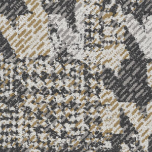 Shaw Contract carpet tile swatch Houndstooth Saffron