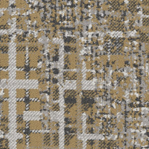 Carpet Tile Colour & Pattern Swatch of Shaw Contract Suited Check Carpet Tile Style Saffron